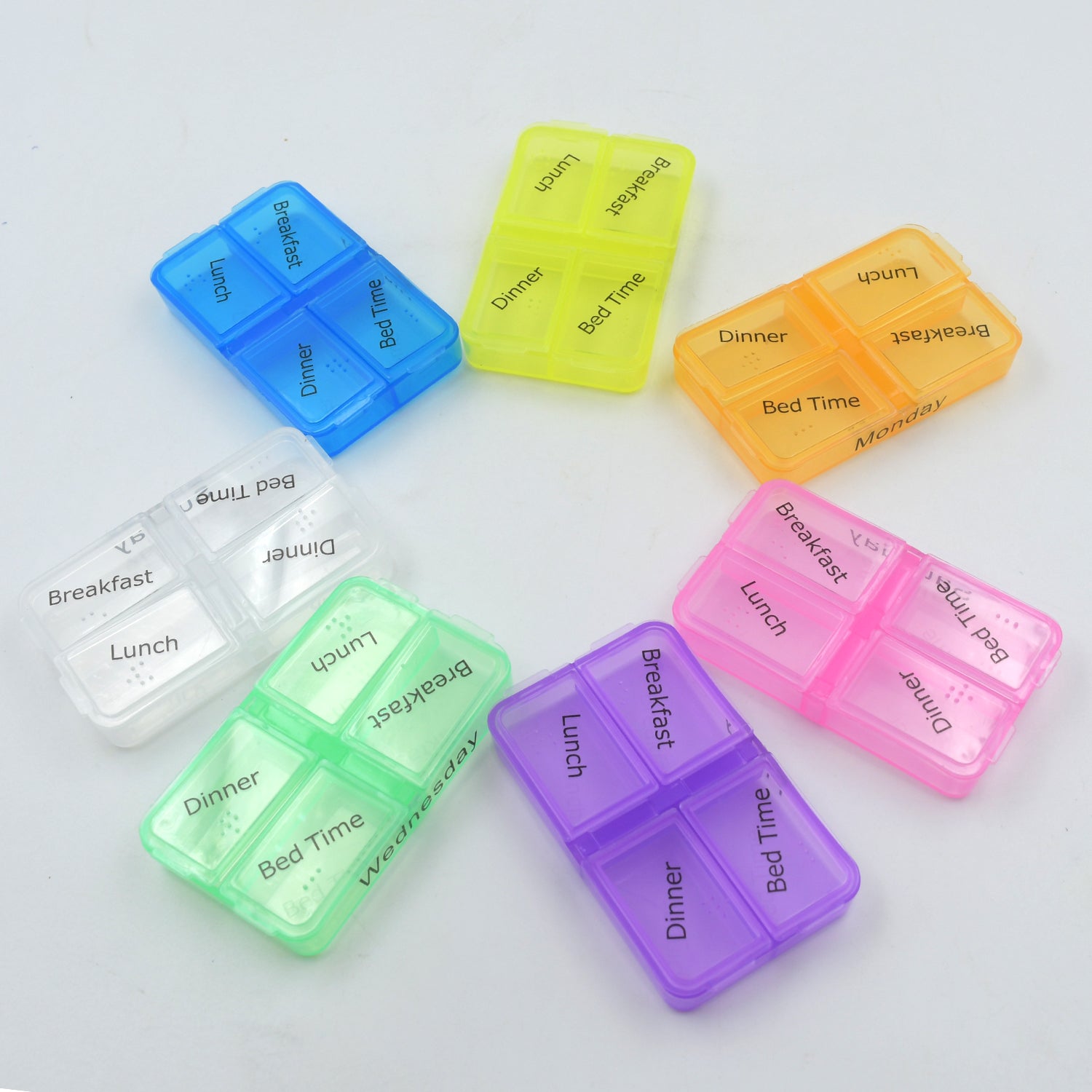 6988 7 Days 4 Times Transparent Medicine Box 28 Grid Portable Large Capacity Travel, Medication Organizer Dispenser Boxes Large Compartments Moisture-Proof Pill Case Medication Reminder Travel 6988 7 Days 4 Times Transparent Medicine Box 28 Grid Portable Large Capacity Travel, Medication Organizer Dispenser Boxes Large Compartments Moisture-Proof Pill Case Medication Reminder Travel